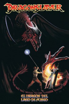 poster El dragón del lago de fuego