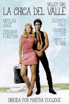 poster La chica del valle  (1983)