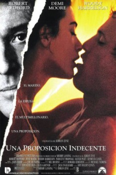 poster Una proposición indecente  (1993)