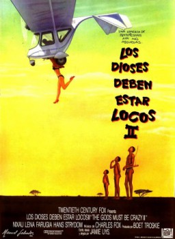 poster Los dioses deben estar locos 2  (1989)